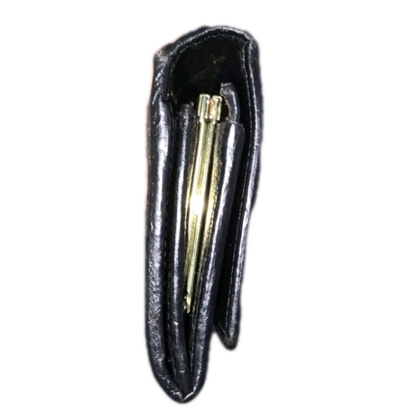 EUC - Celine Black and Gold Triomphe Patterned Long Wallet - Picture 3 of 10